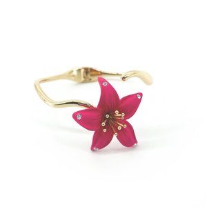 REBECCA MINKOFF🌺NWOT Bloom Matte Flower Cuff Bracelet